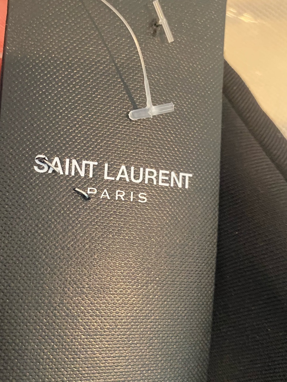 Saint Laurent Paris Black Asymmetrical Mini Skirt Crystal Ruffle Trim EU 38 US 6 - Picture 13 of 16